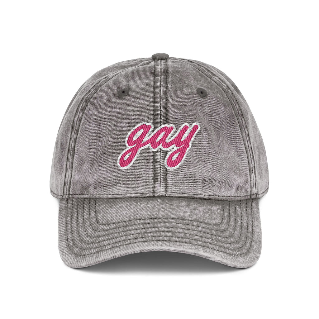Signature Rainbow Revelry "gay" Hat - "Everyone's a little gay."
