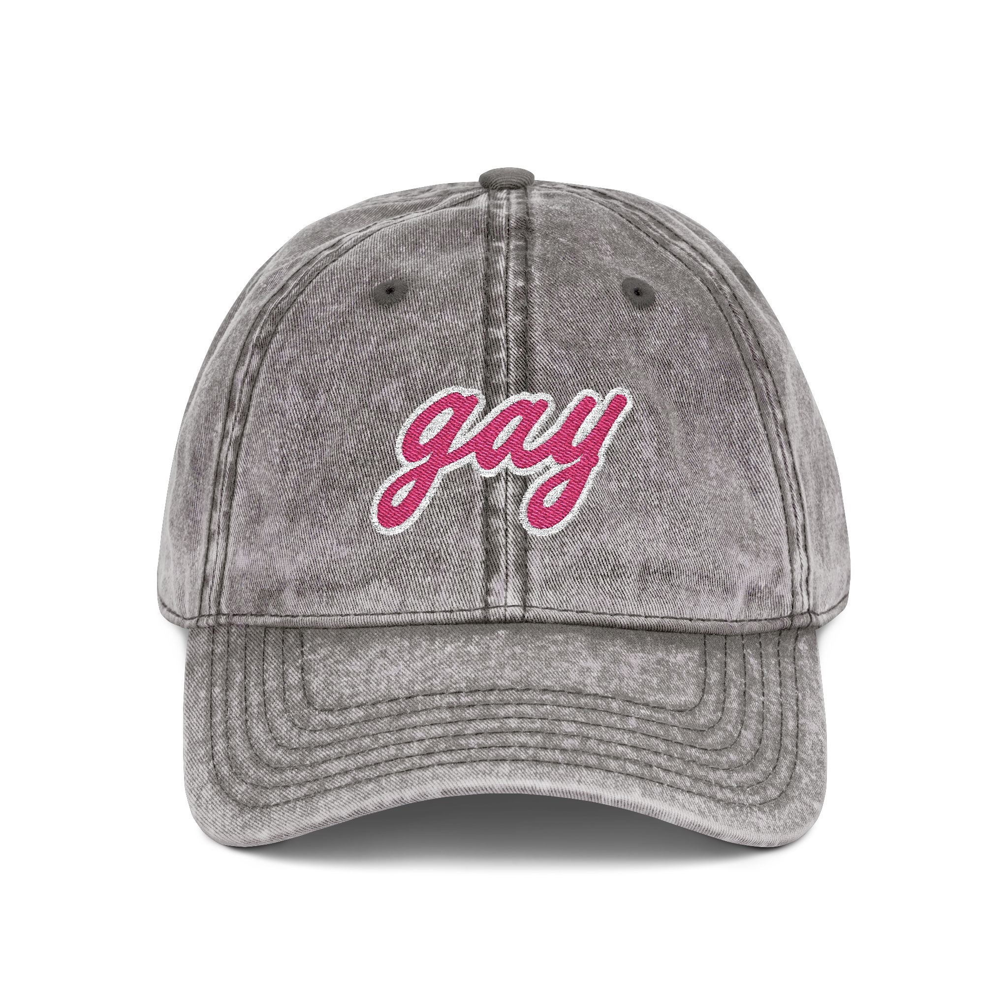 Signature Rainbow Revelry "gay" Hat - "Everyone's a little gay."