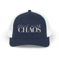 Navy Flirt with Chaos Snapback Richardson® Trucker Cap