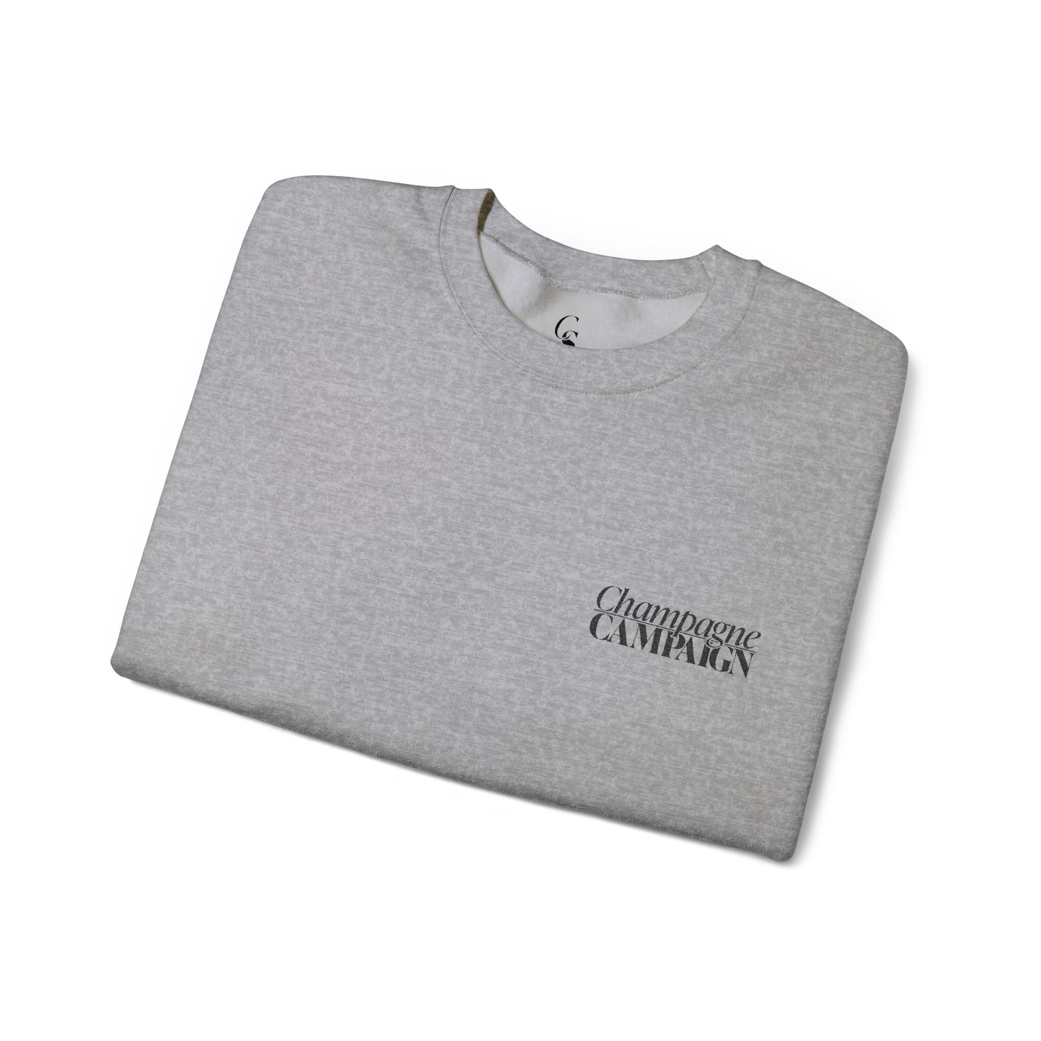 Champagne Campaign Embroidered Sweatshirt