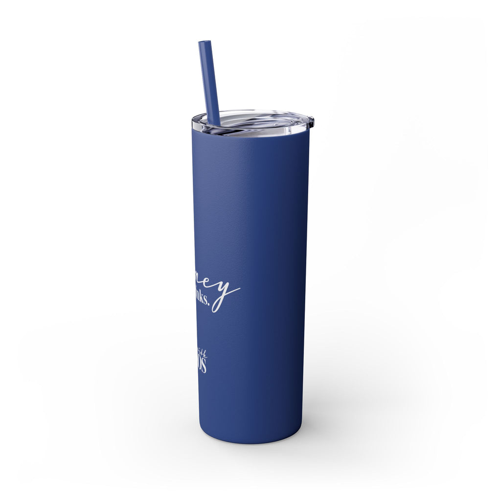 Honey She Drinks Tumbler with Straw, 20oz