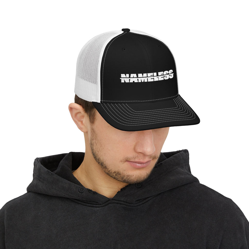"Nameless" from No by Nameless: Signature Snapback Trucker Cap