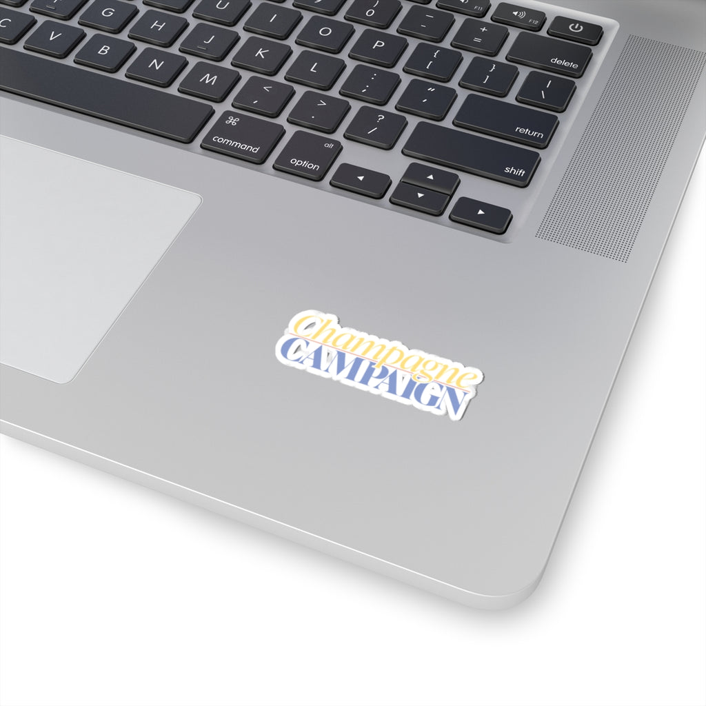 Champagne Campaign Stickers in Color