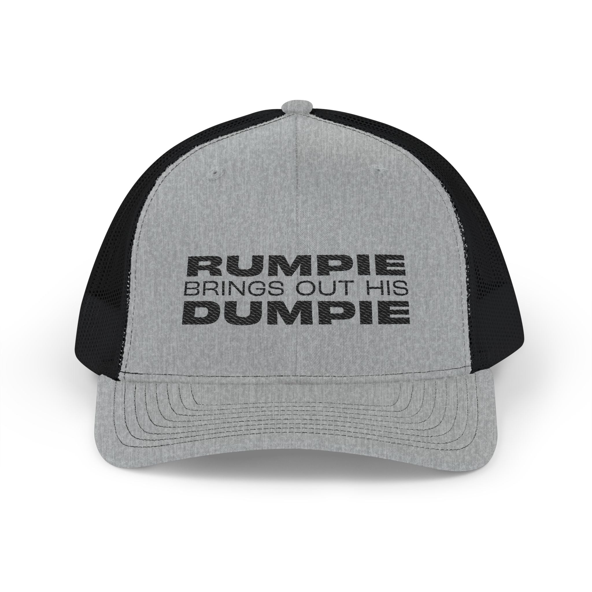 Rumpie Dumpie Snapback Trucker Cap by Rainbow Revelery
