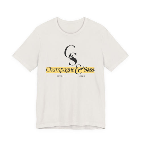 Champagne & Sass Logo T-Shirt