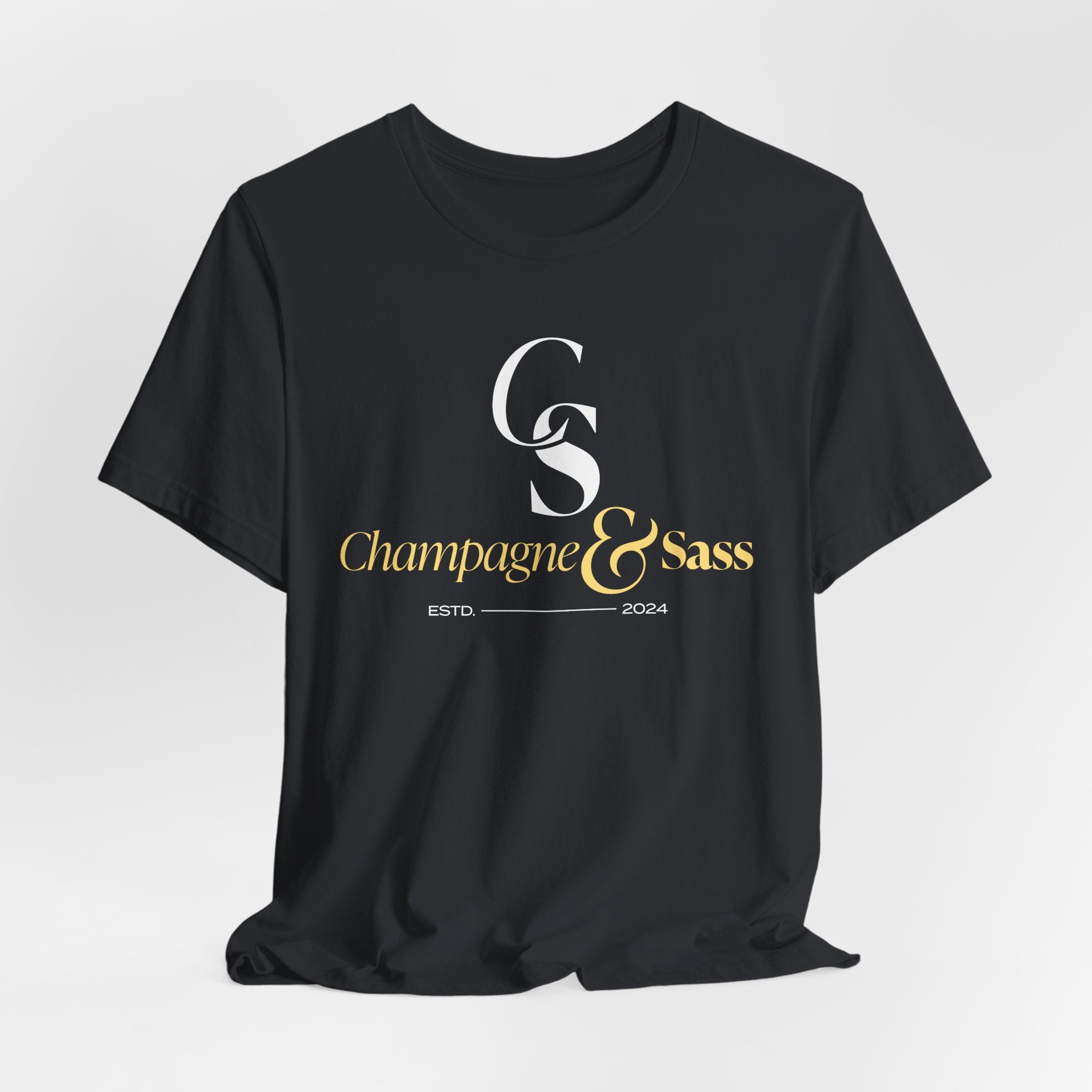 Champagne & Sass Logo T-Shirt