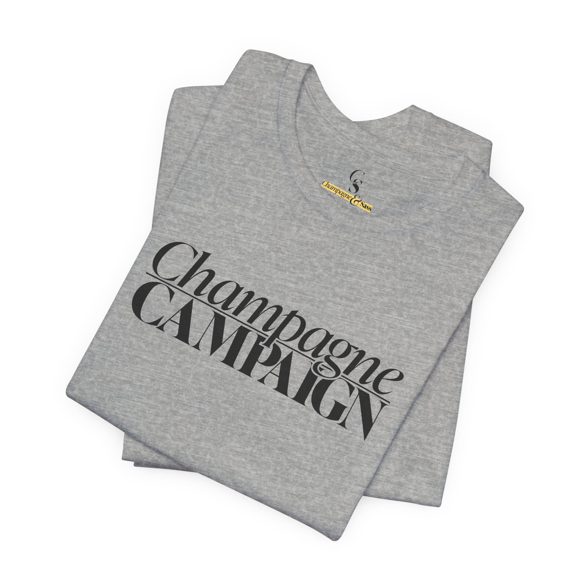 Champagne Campaign Short Sleeve Tee