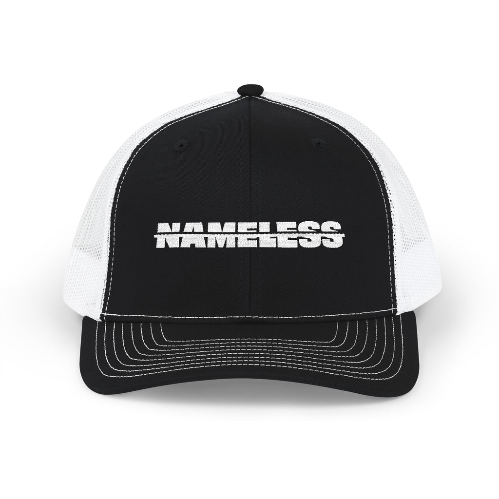 "Nameless" from No by Nameless: Signature Snapback Trucker Cap