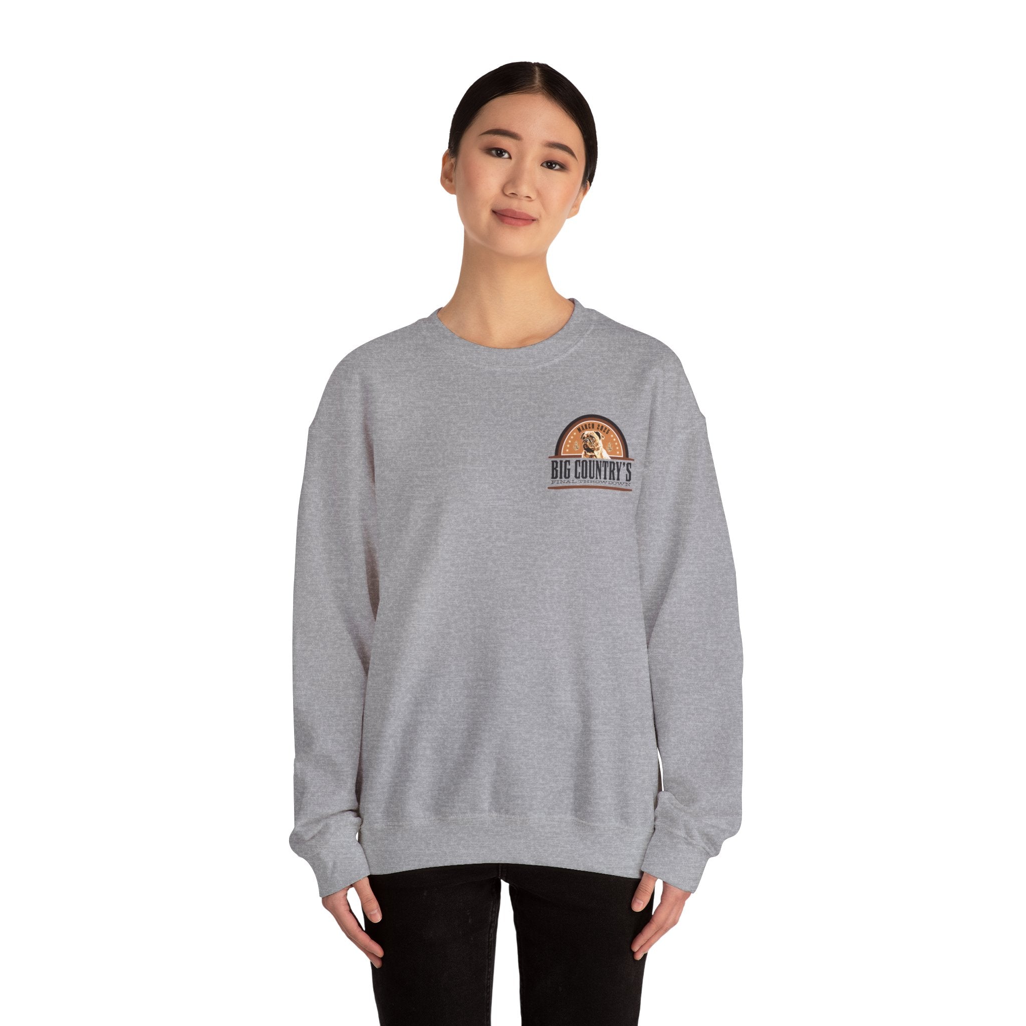 Crew Neck Hoodie: Big Country's Final Throwdown (FAST PRODUCTION)