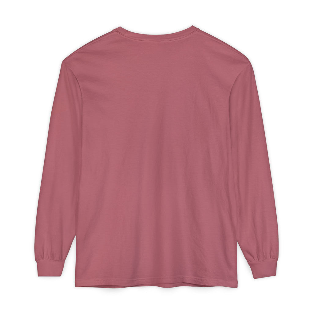 Honey She Drinks Garment-dyed Long Sleeve T-Shirt