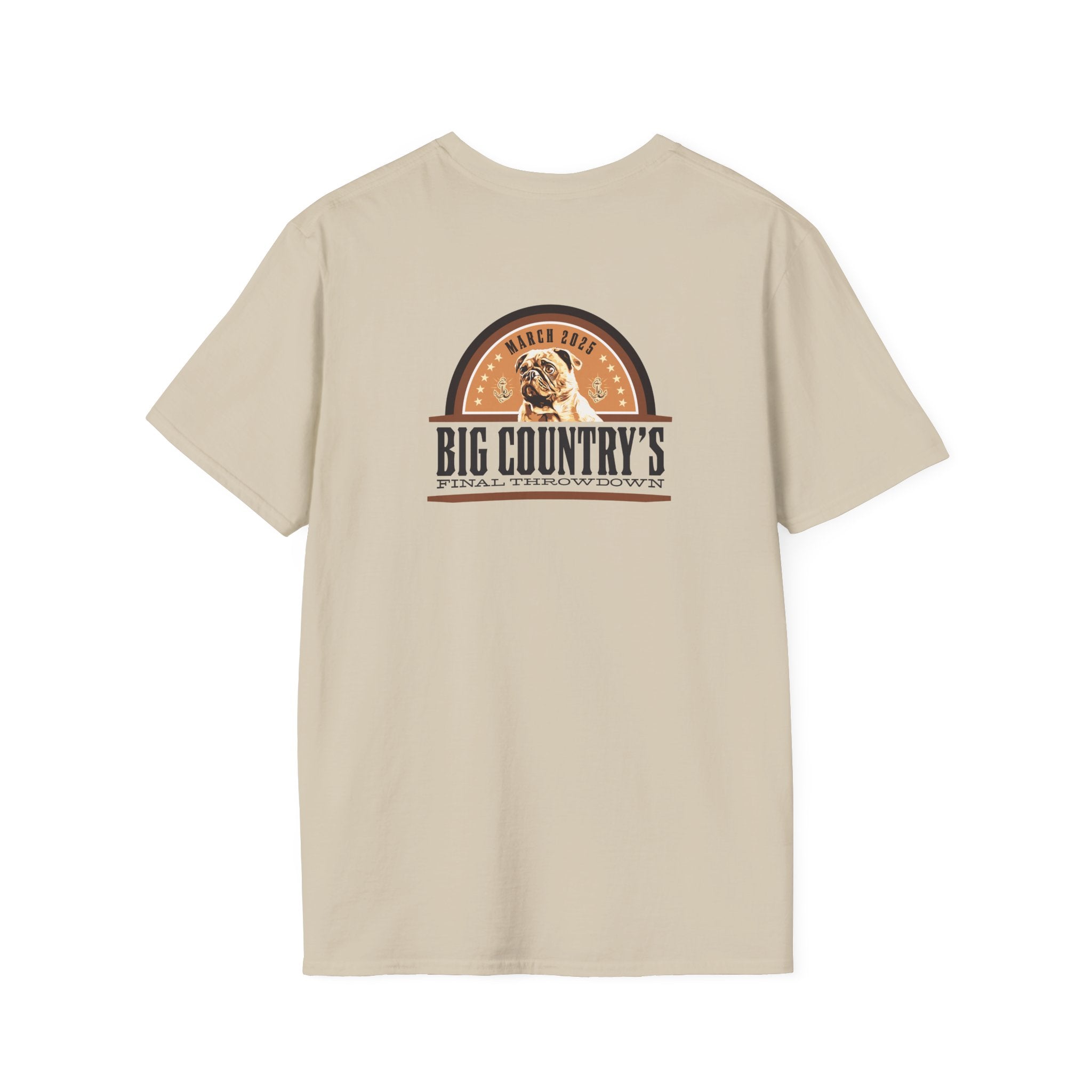 Short Sleeve T-Shirt: Big Country's Last Throwdown