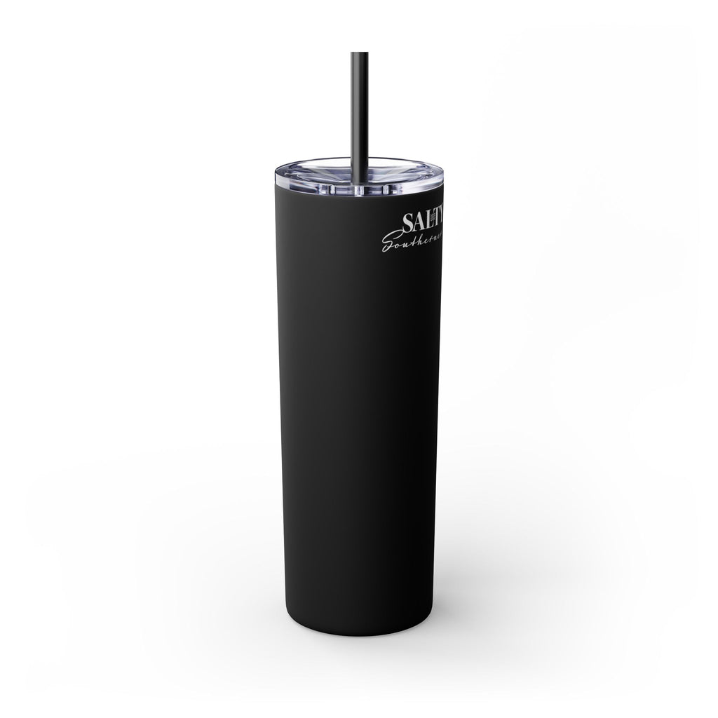 Honey She Drinks Tumbler with Straw, 20oz