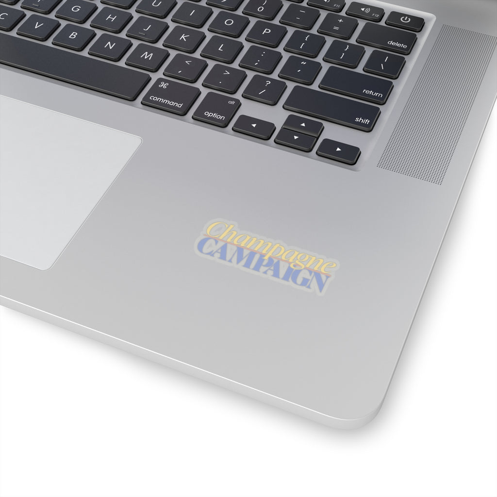 Champagne Campaign Stickers in Color