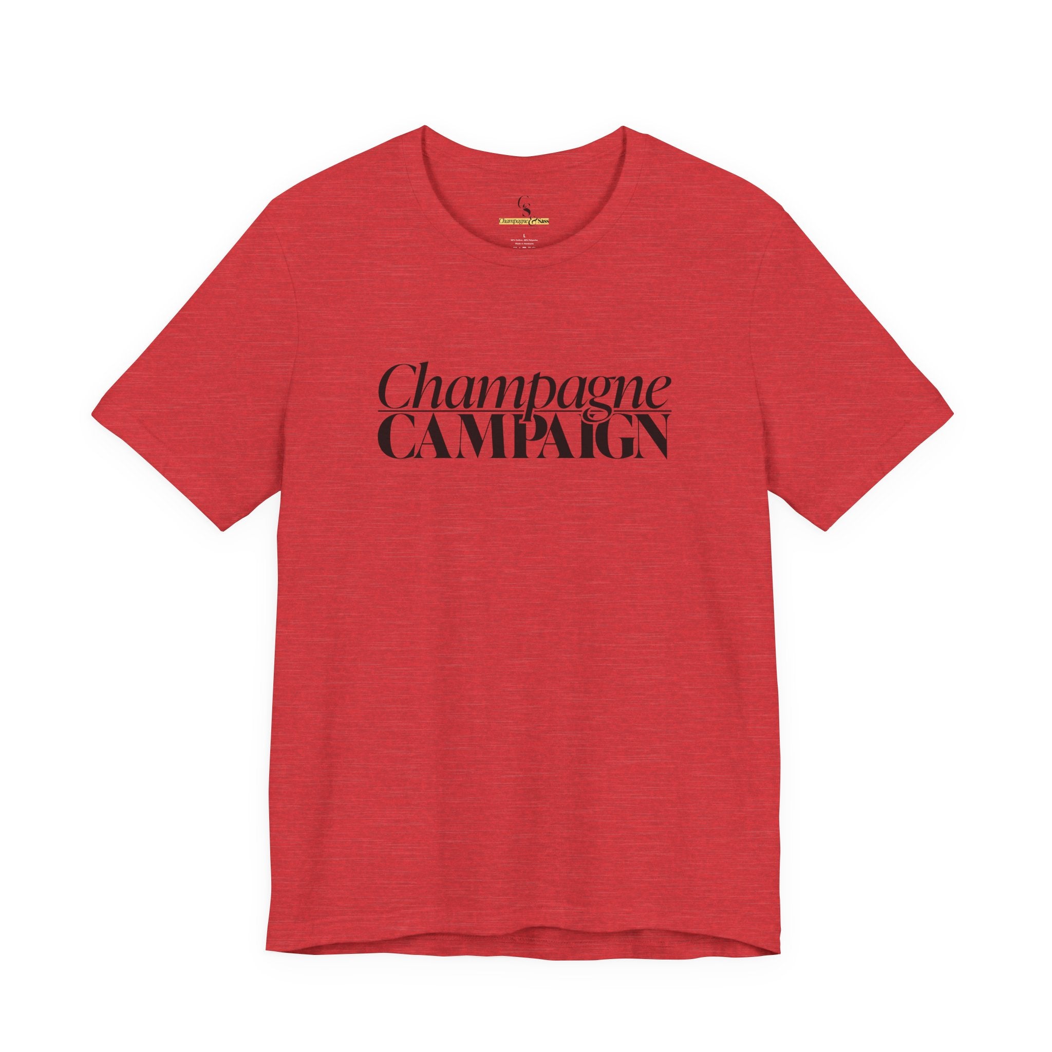 Champagne Campaign Short Sleeve Tee