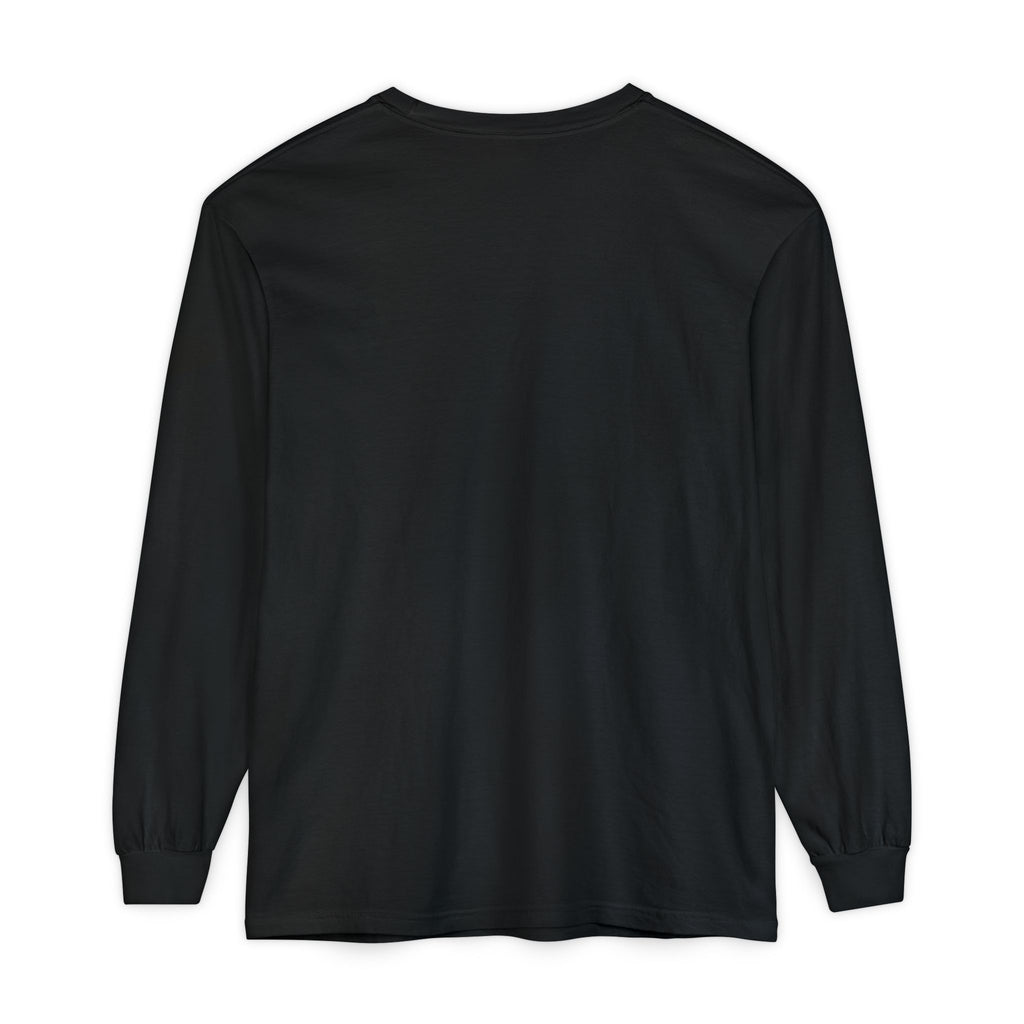 Honey She Drinks Garment-dyed Long Sleeve T-Shirt