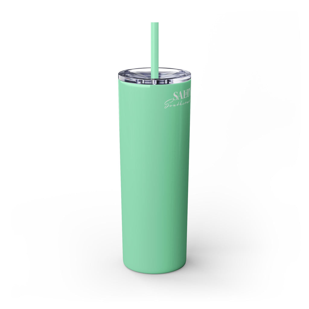 Honey She Drinks Tumbler with Straw, 20oz