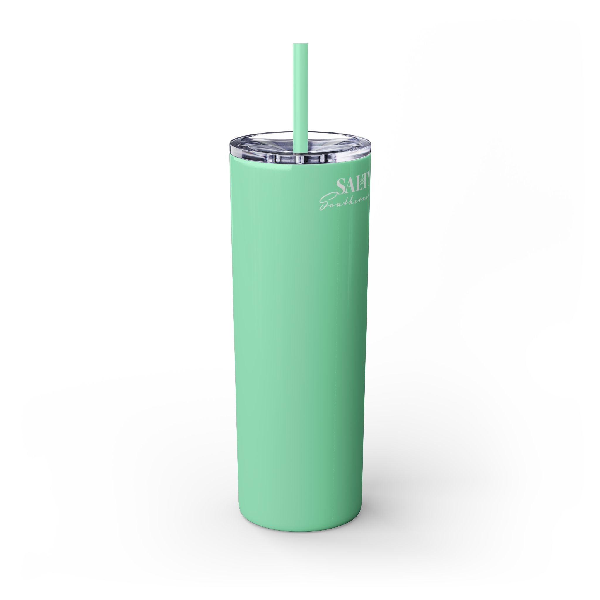 Honey She Drinks Tumbler with Straw, 20oz