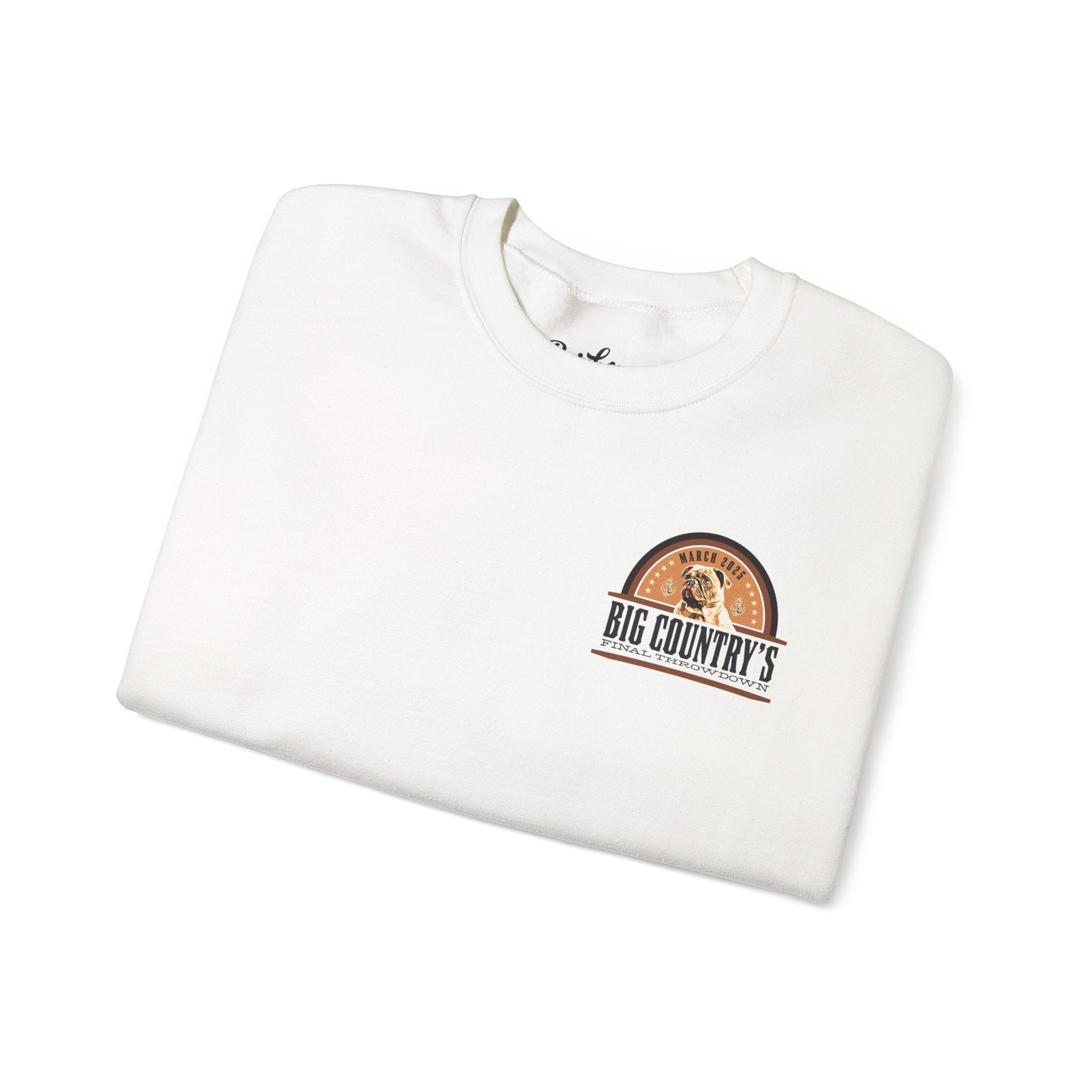 Crew Neck Hoodie: Big Country's Final Throwdown (FAST PRODUCTION)