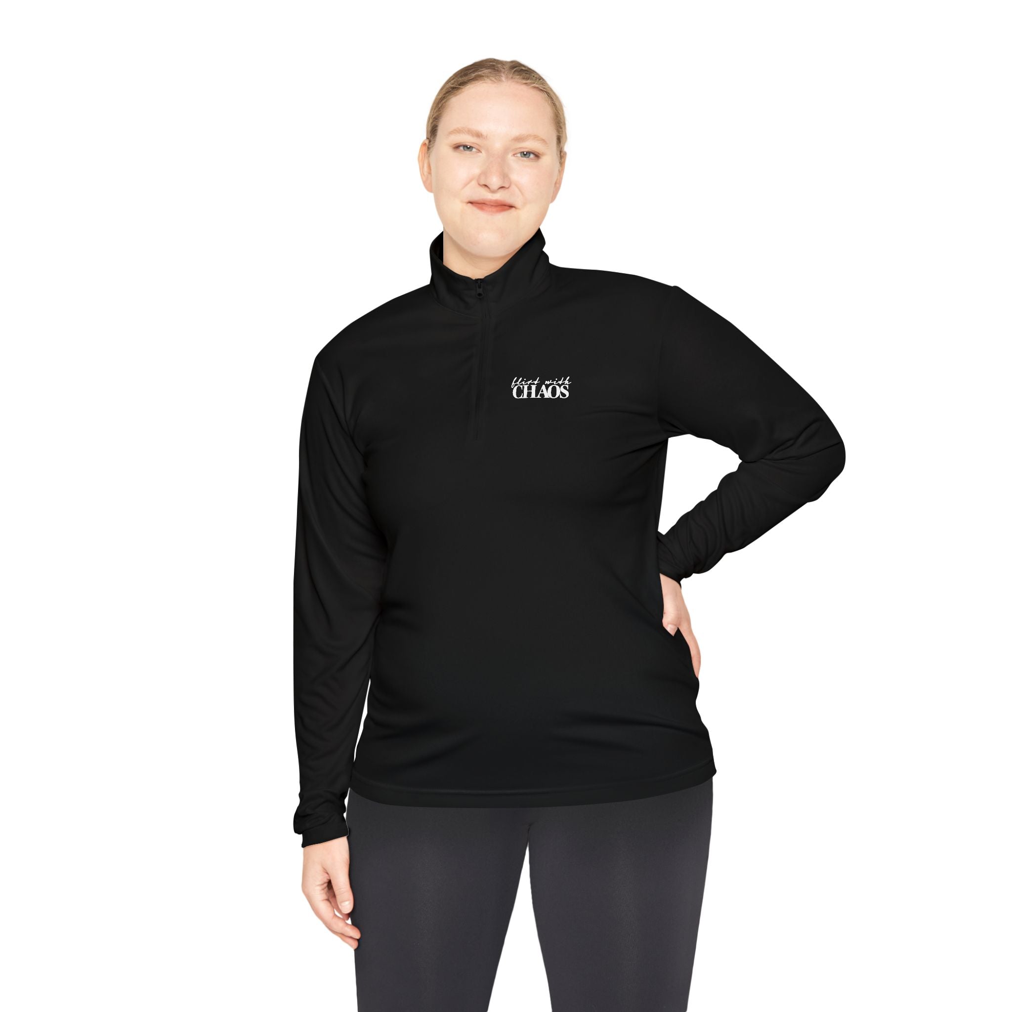 Flirt with Chaos Quarter-Zip Pullover