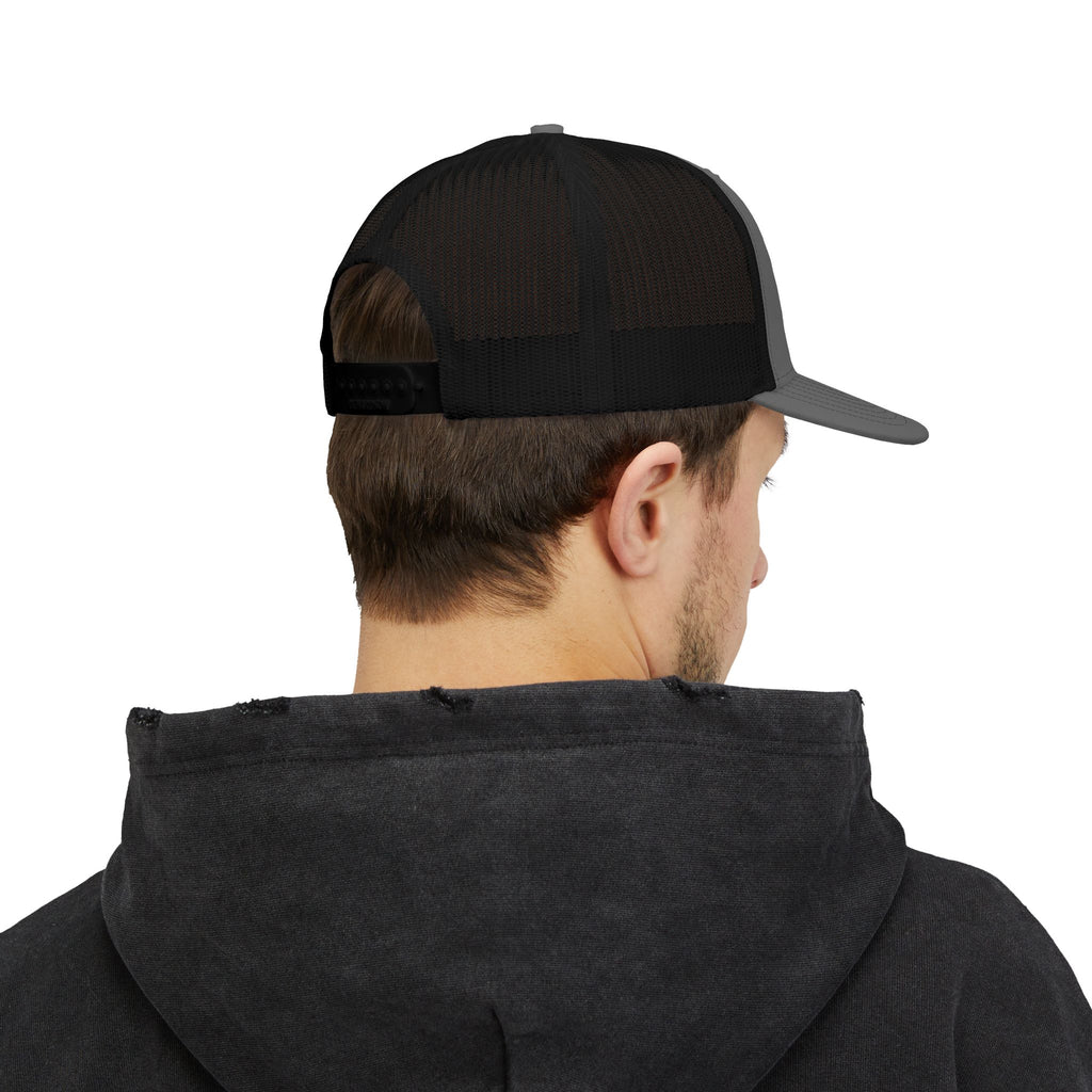 Rumpie Dumpie Snapback Trucker Cap by Rainbow Revelery
