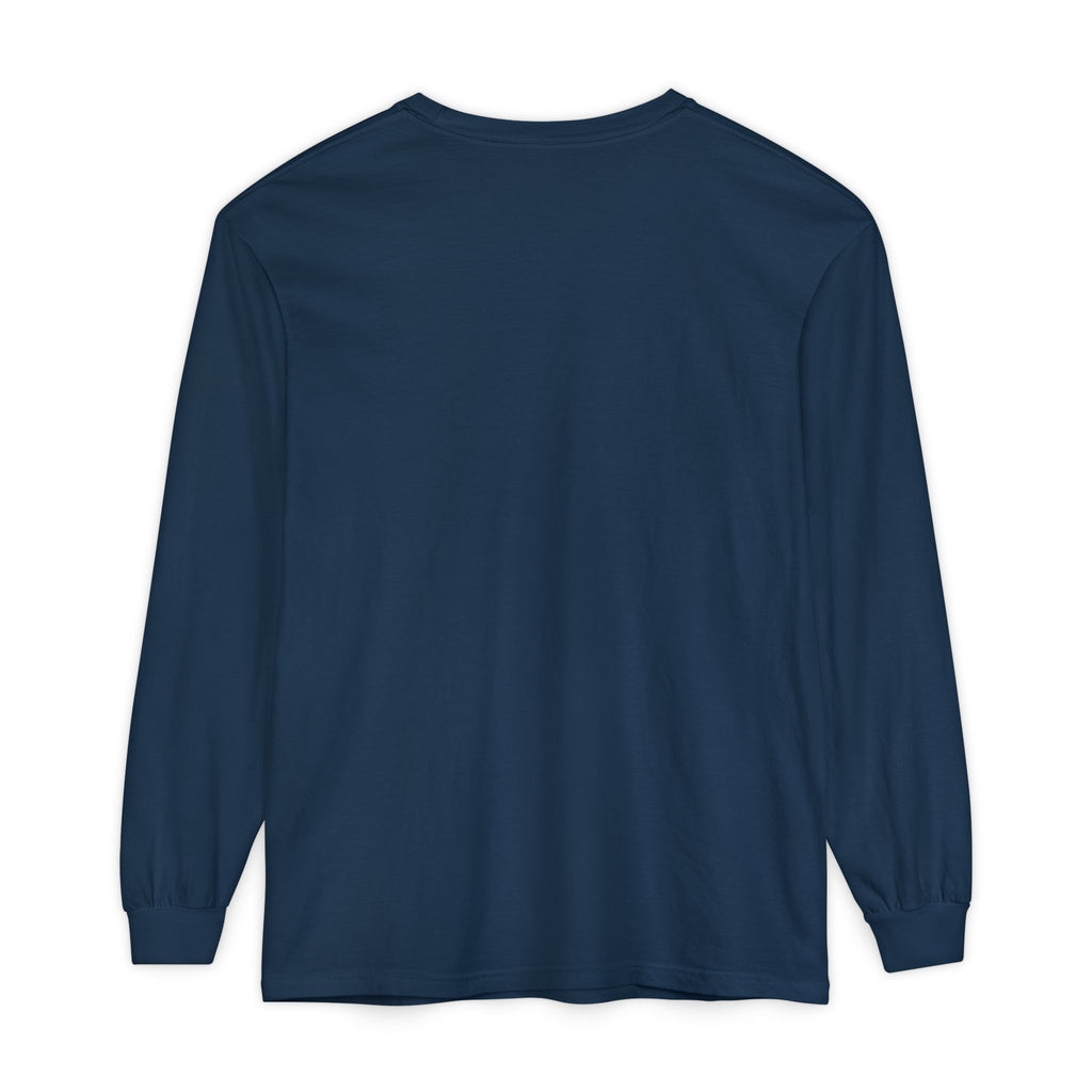 Honey She Drinks Garment-dyed Long Sleeve T-Shirt
