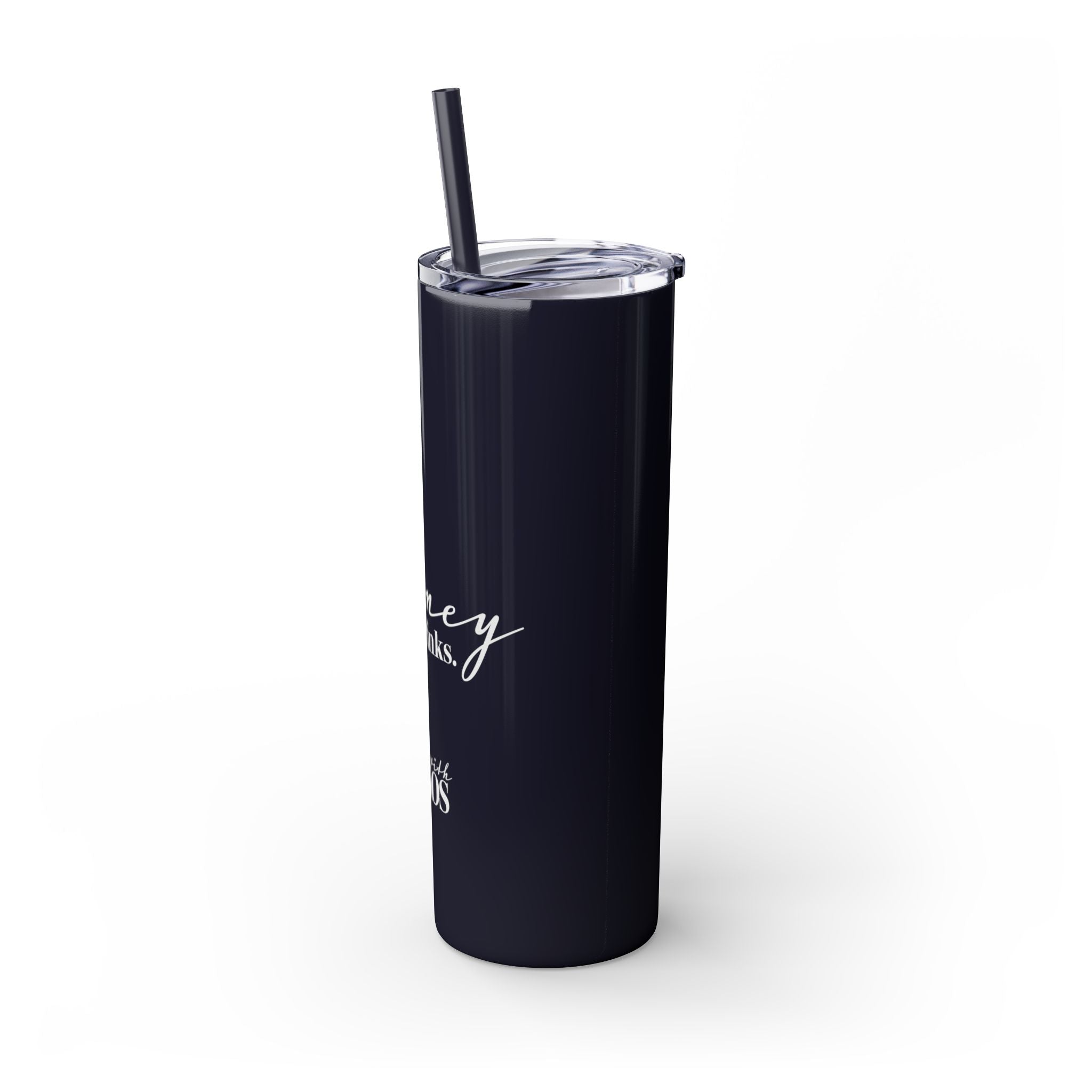 Honey She Drinks Tumbler with Straw, 20oz