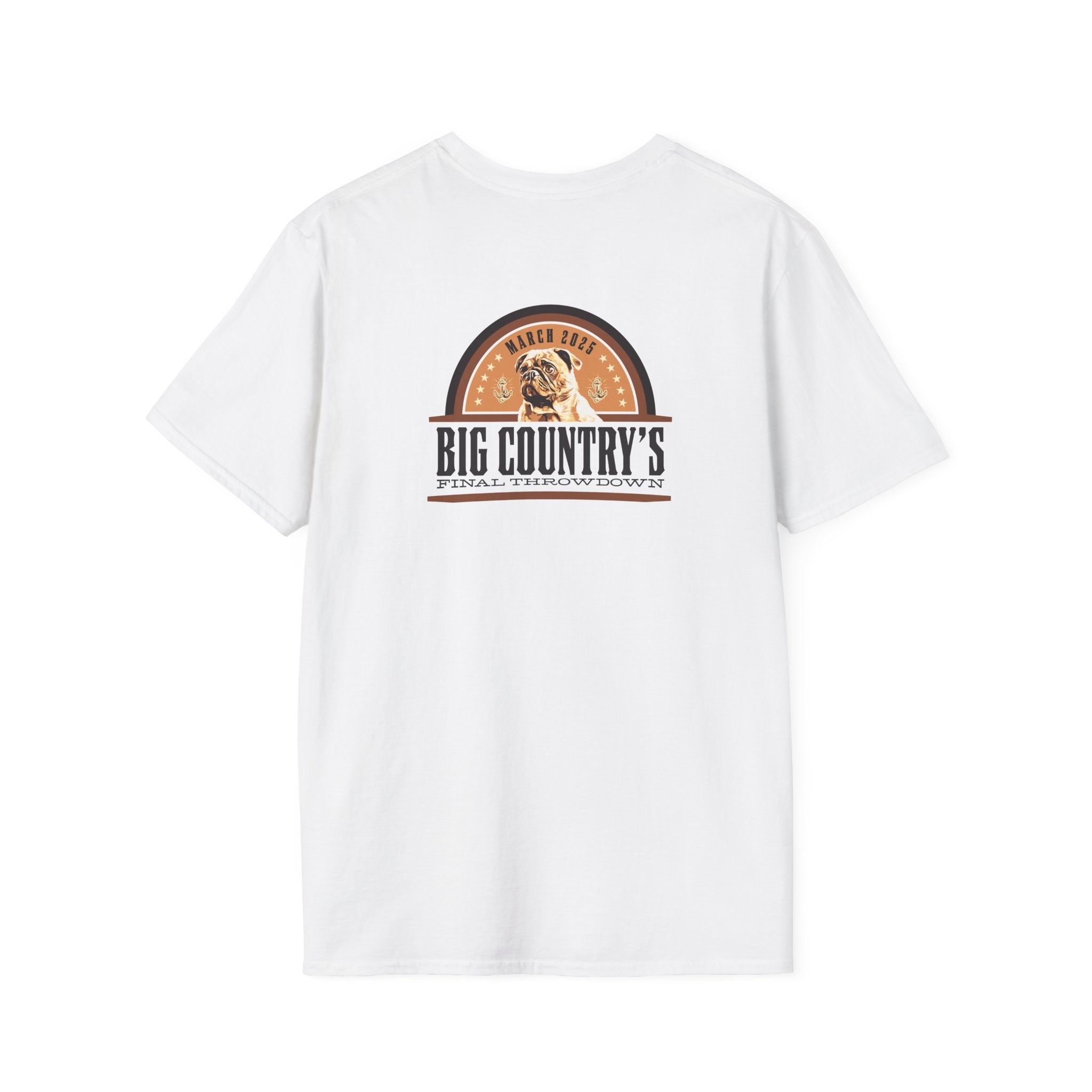 Short Sleeve T-Shirt: Big Country's Last Throwdown