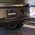 Vanity Plate — Black 'NAMELESS' Novelty License Plate
