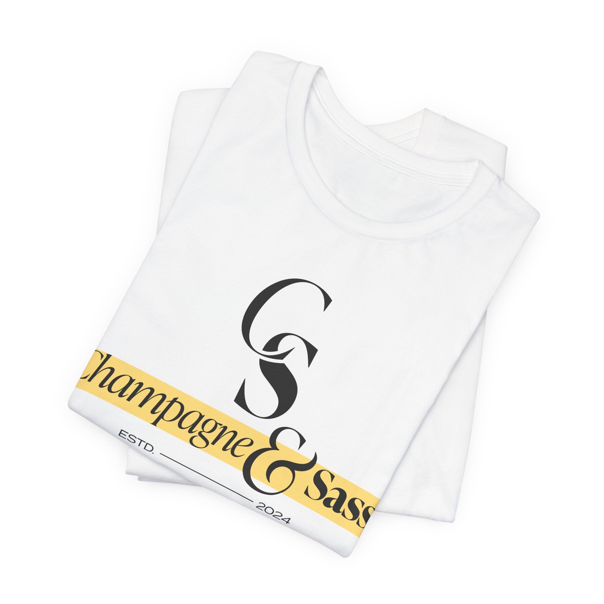Champagne & Sass Logo T-Shirt