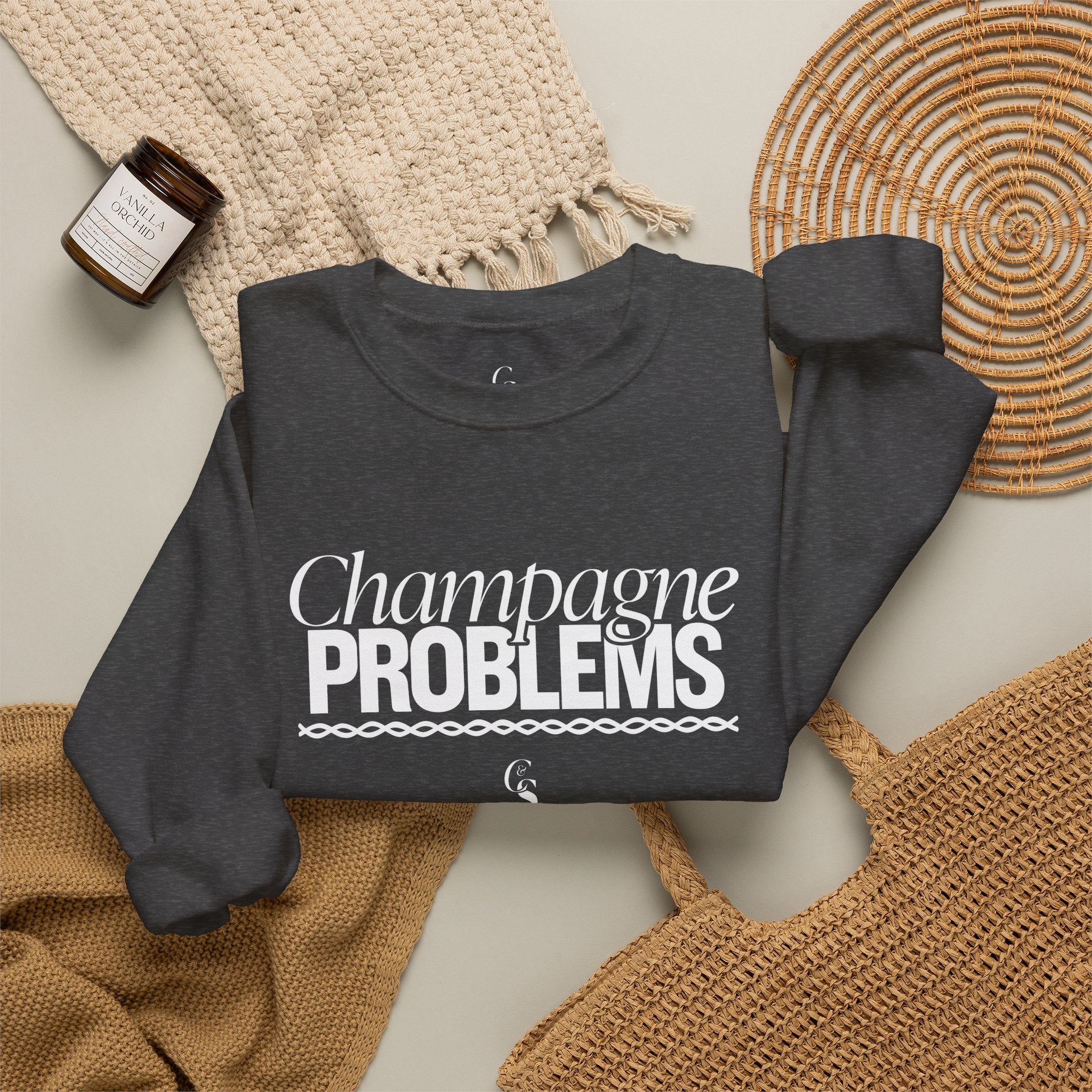 Champagne Problems Heavy Blend™ Crewneck Sweatshirt