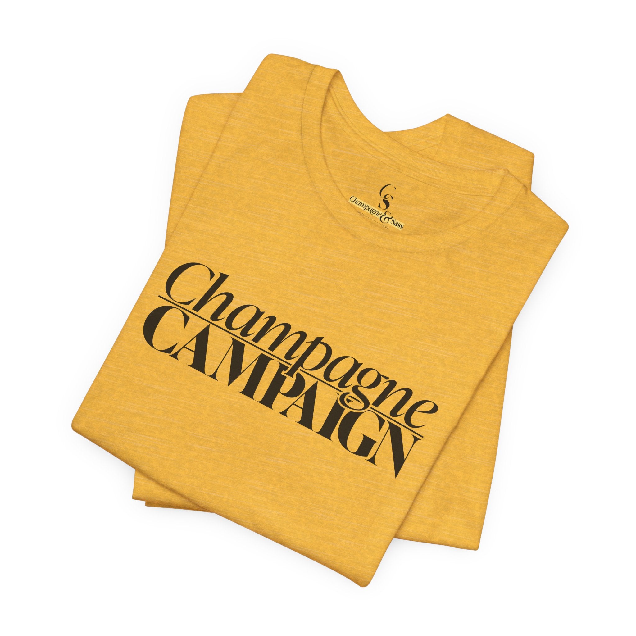 Champagne Campaign Short Sleeve Tee
