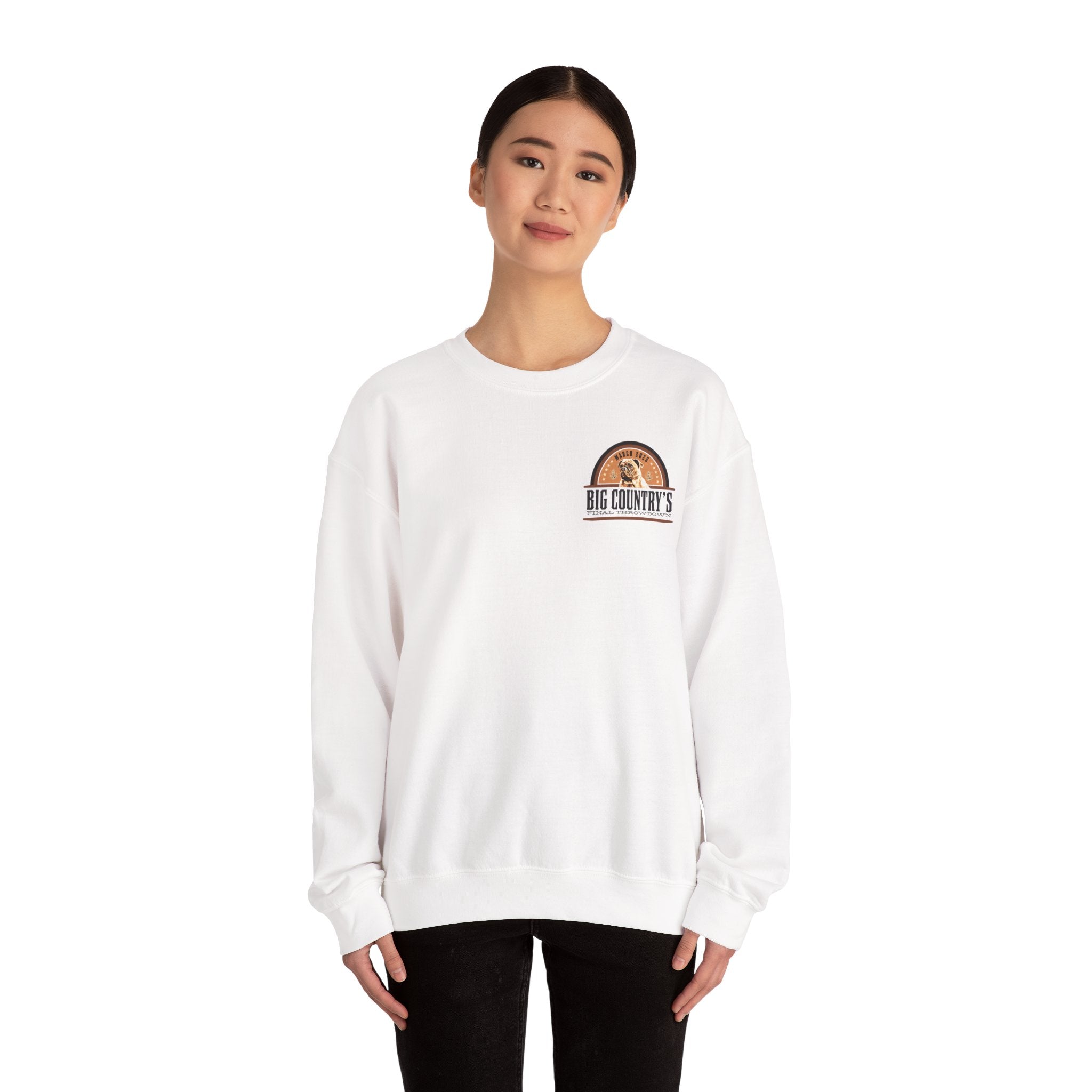 Crew Neck Hoodie: Big Country's Final Throwdown (FAST PRODUCTION)