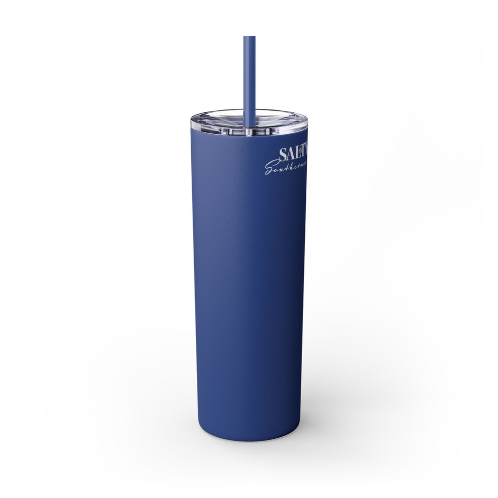 Honey She Drinks Tumbler with Straw, 20oz