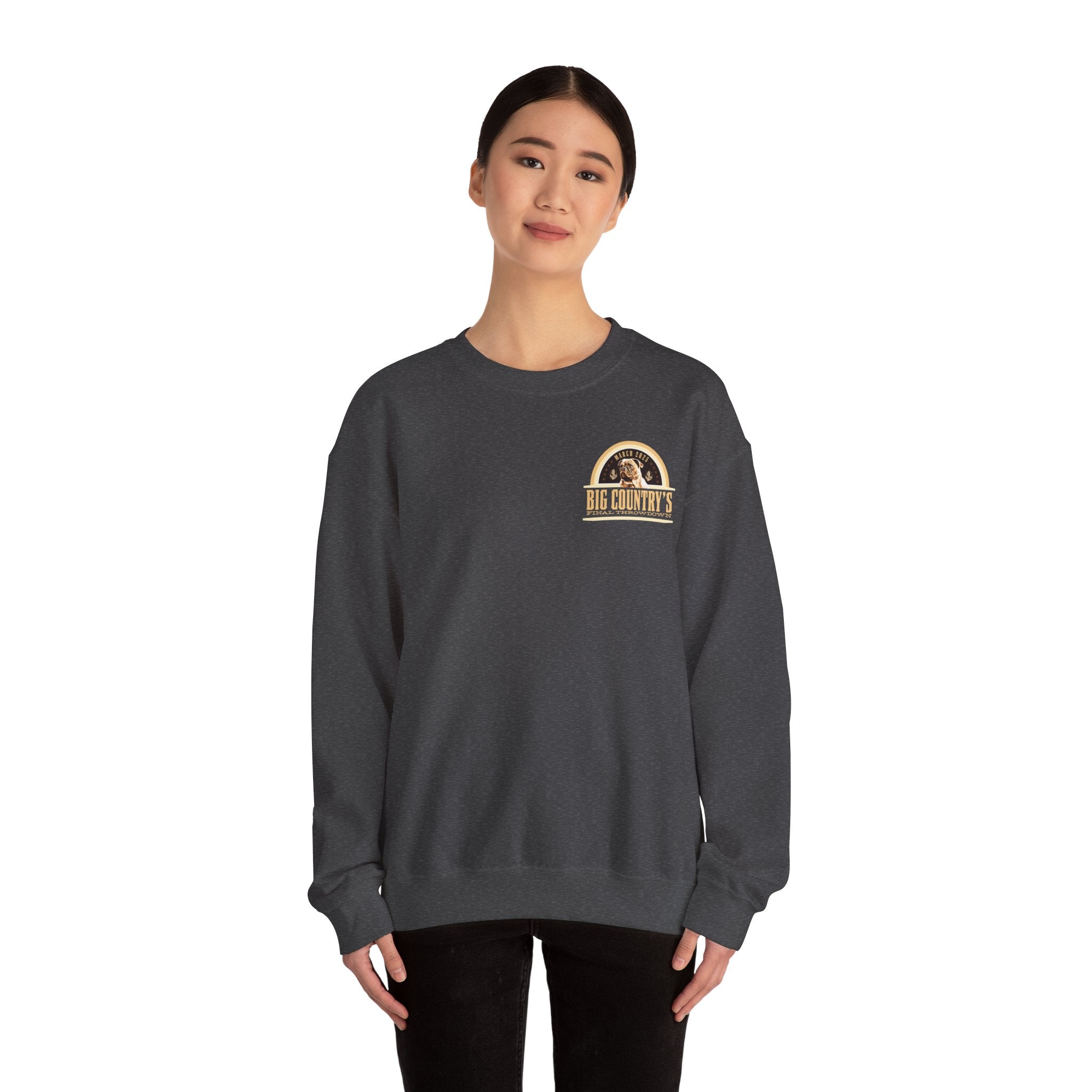 Crew Neck Hoodie: Big Country's Final Throwdown (FAST PRODUCTION)