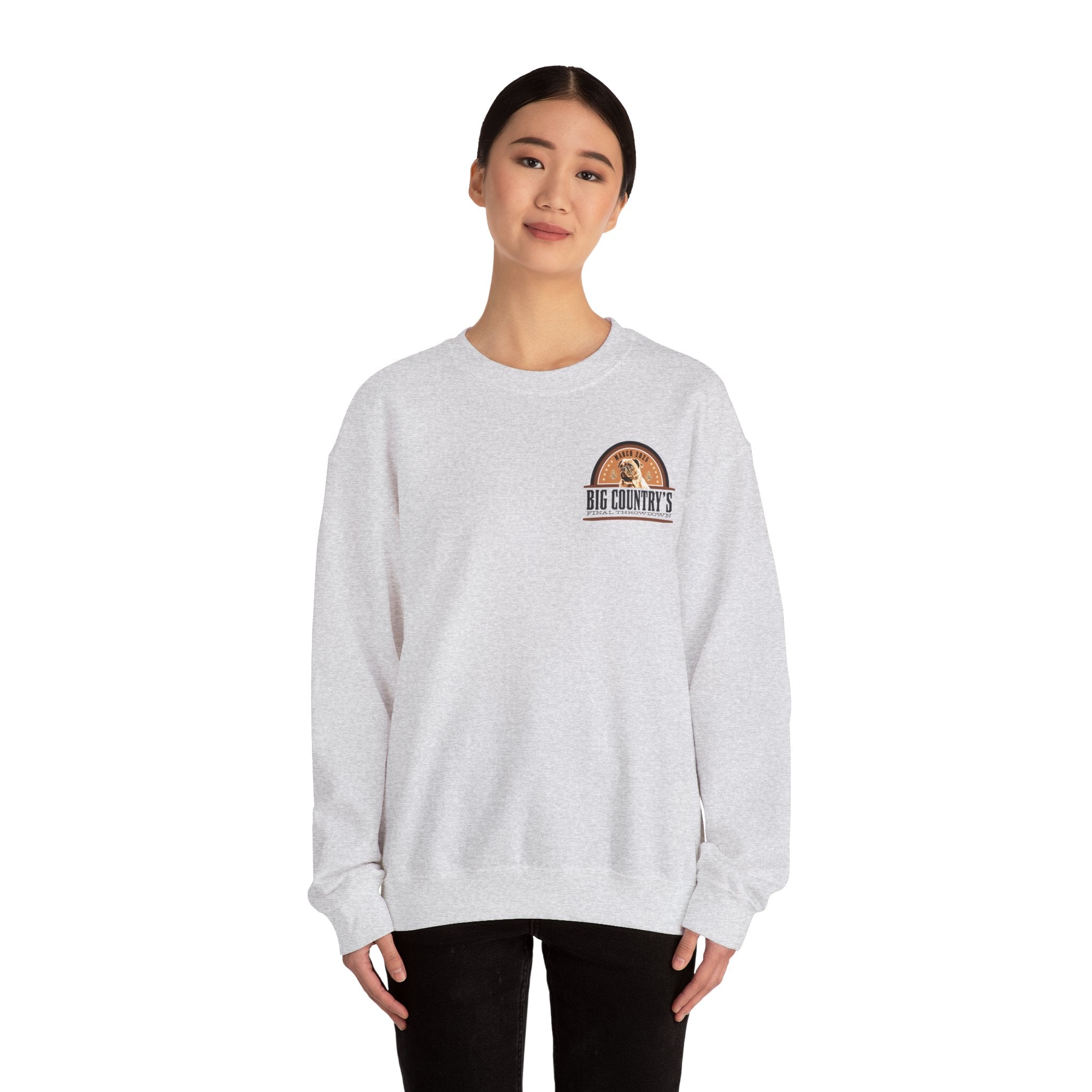 Crew Neck Hoodie: Big Country's Final Throwdown (FAST PRODUCTION)