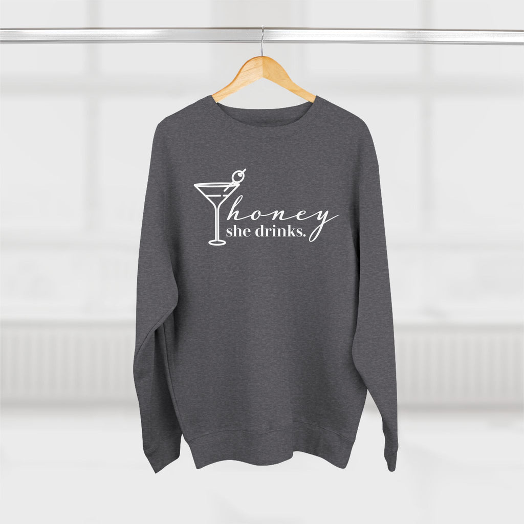 Honey She Drinks Crewneck