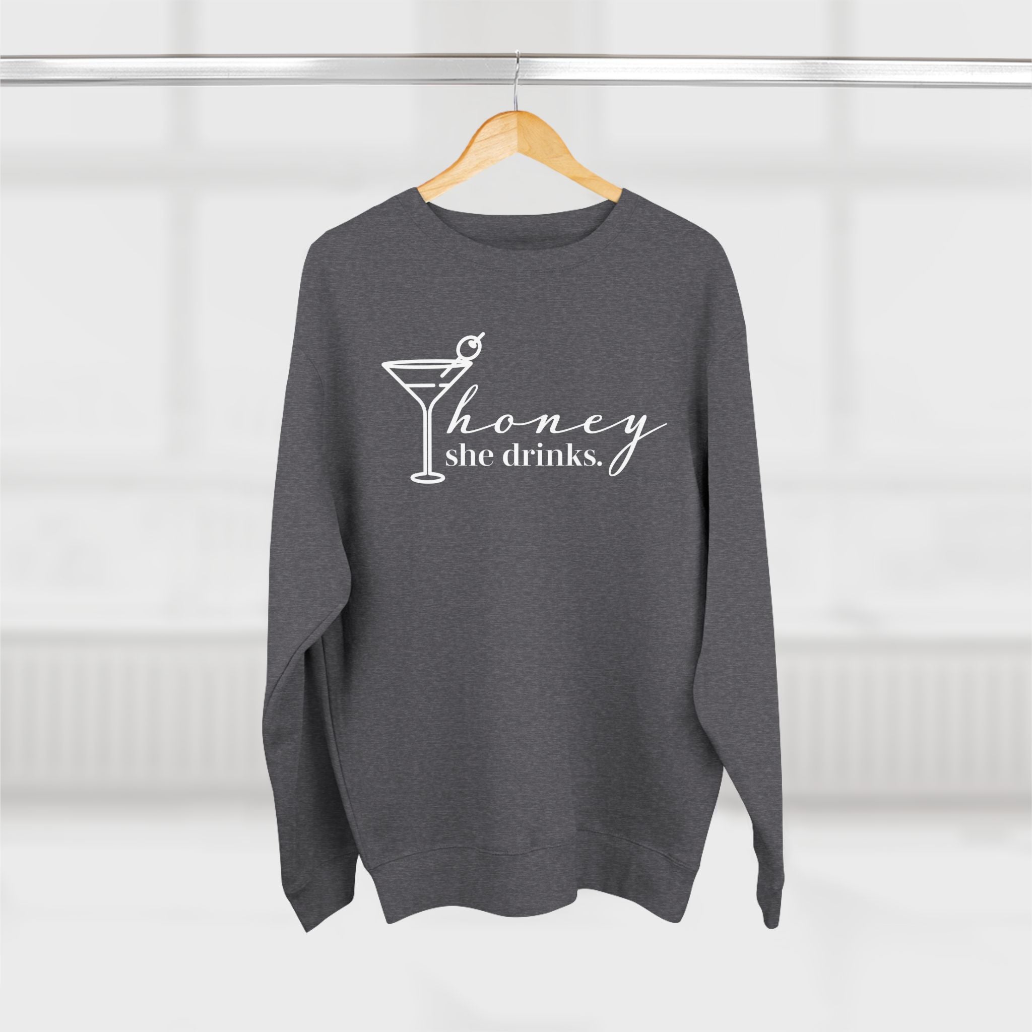 Honey She Drinks Crewneck