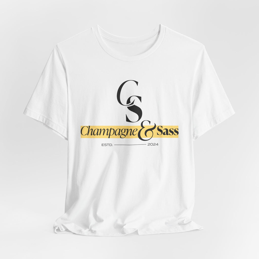 Champagne & Sass Logo T-Shirt