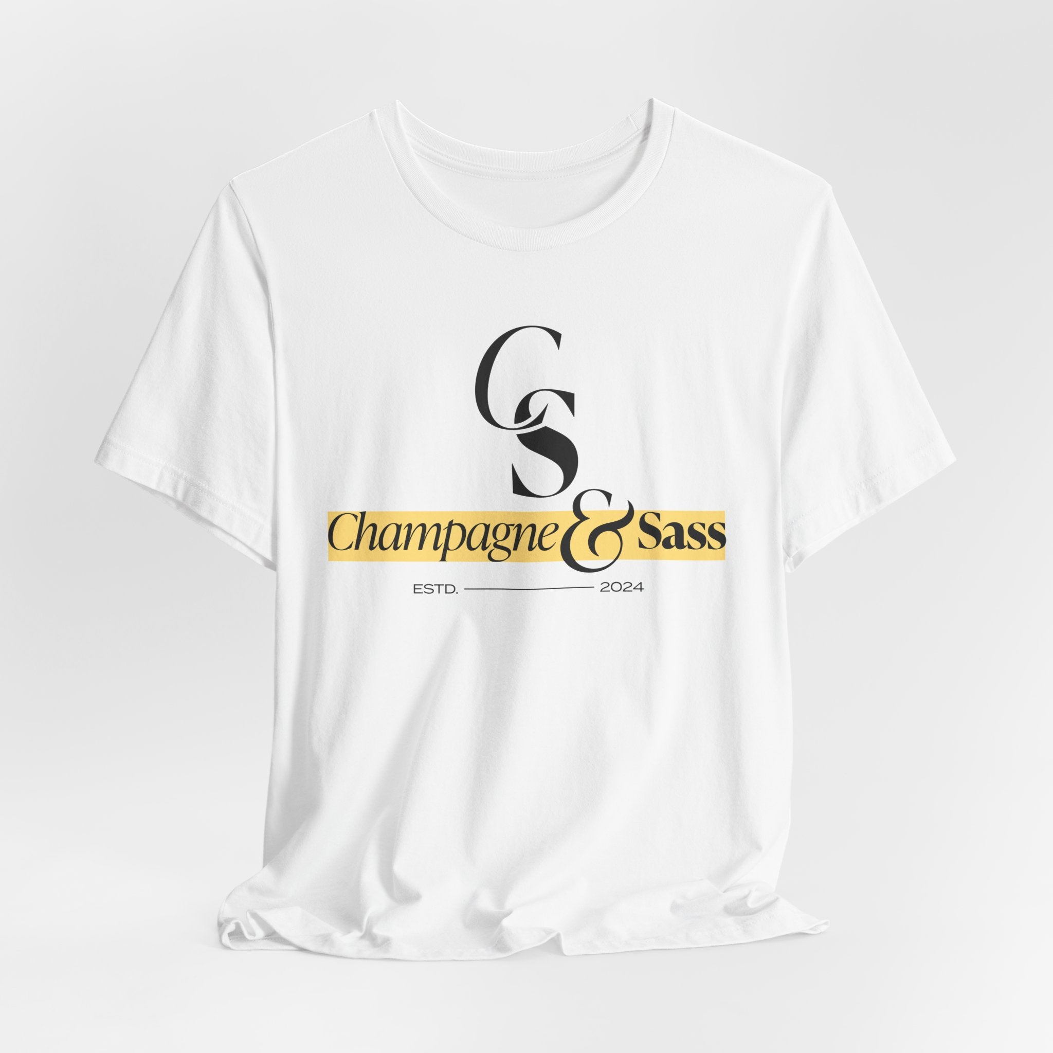 Champagne & Sass Logo T-Shirt