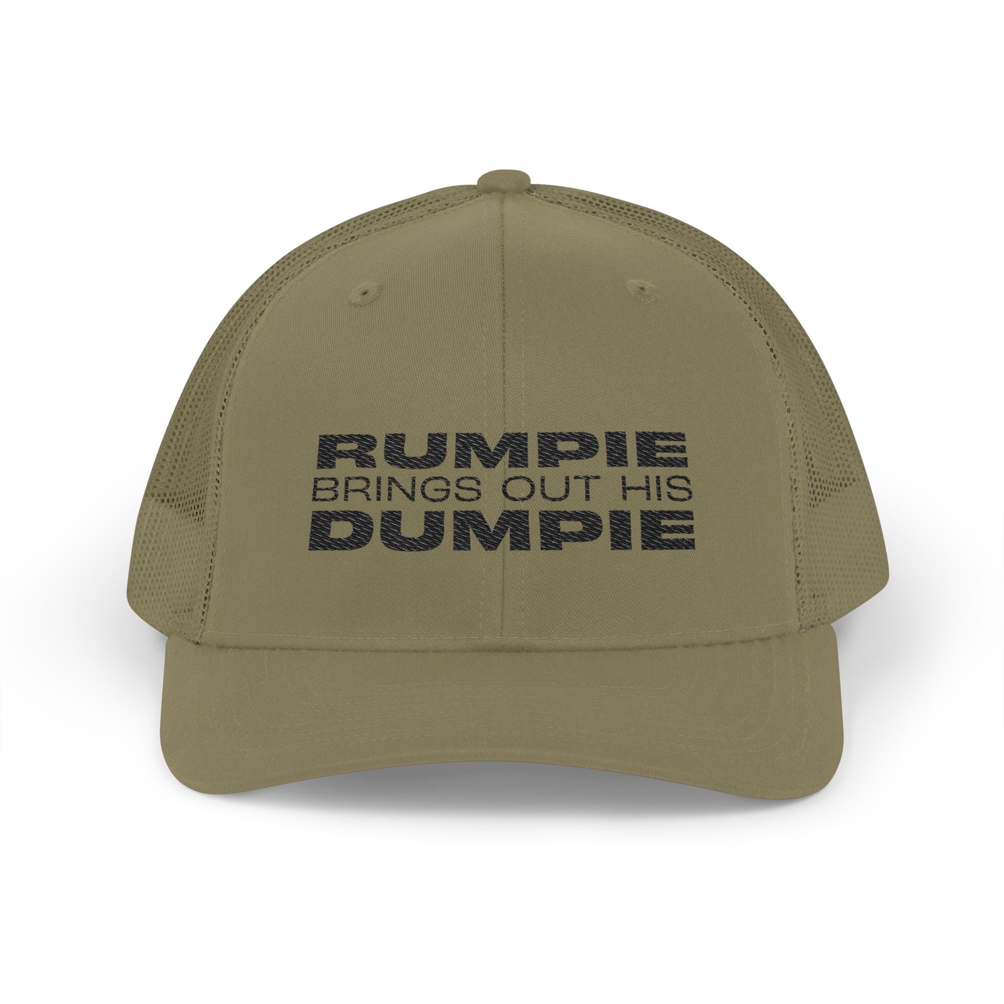 Rumpie Dumpie Snapback Trucker Cap by Rainbow Revelery
