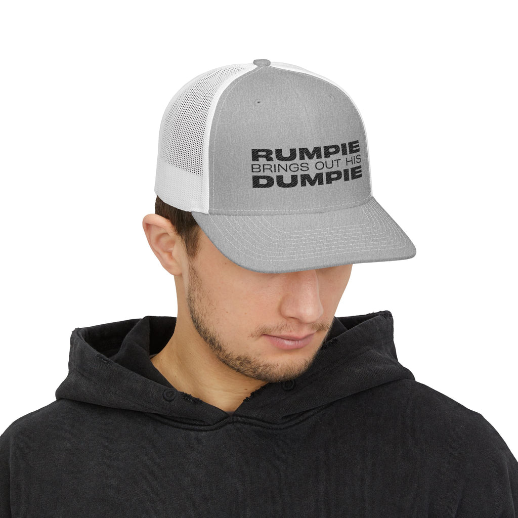 Rumpie Dumpie Snapback Trucker Cap by Rainbow Revelery