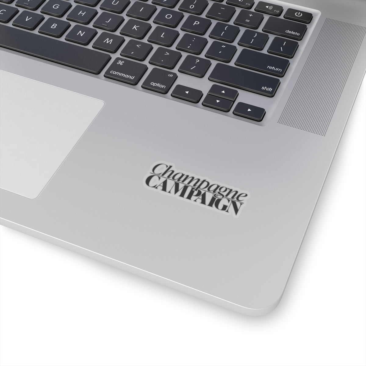 Champagne Campagne Stickers in Black