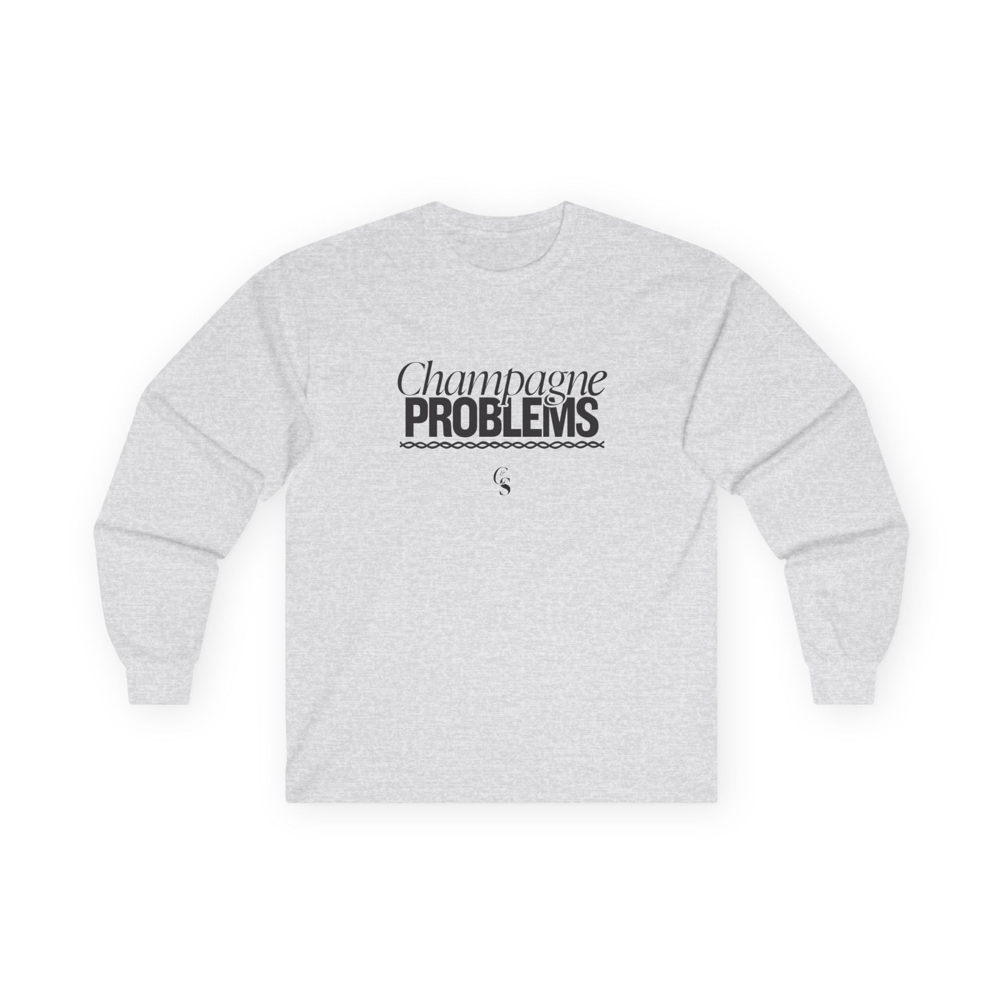 Champagne Problems Ultra Cotton Long Sleeve Tee