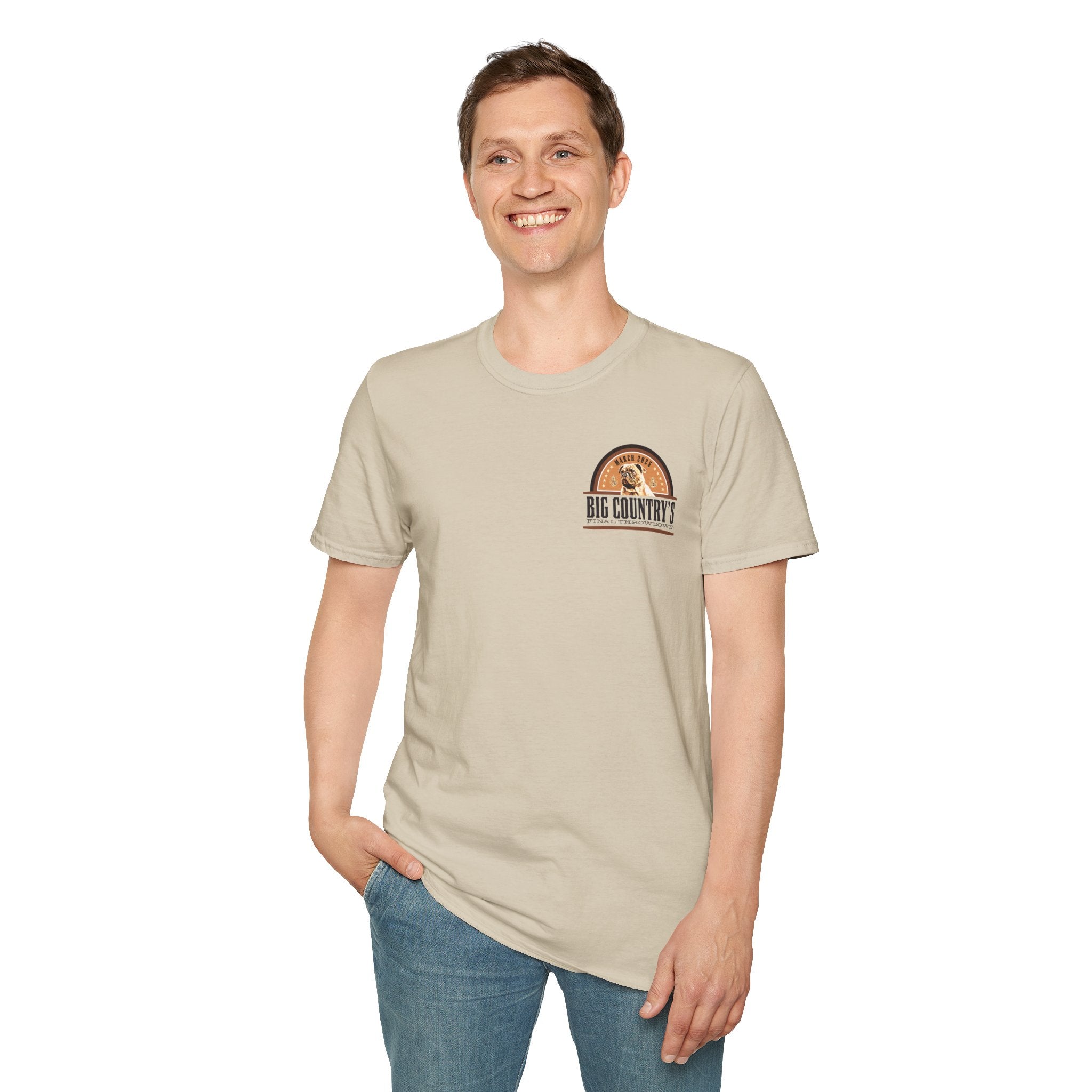 Short Sleeve T-Shirt: Big Country's Last Throwdown