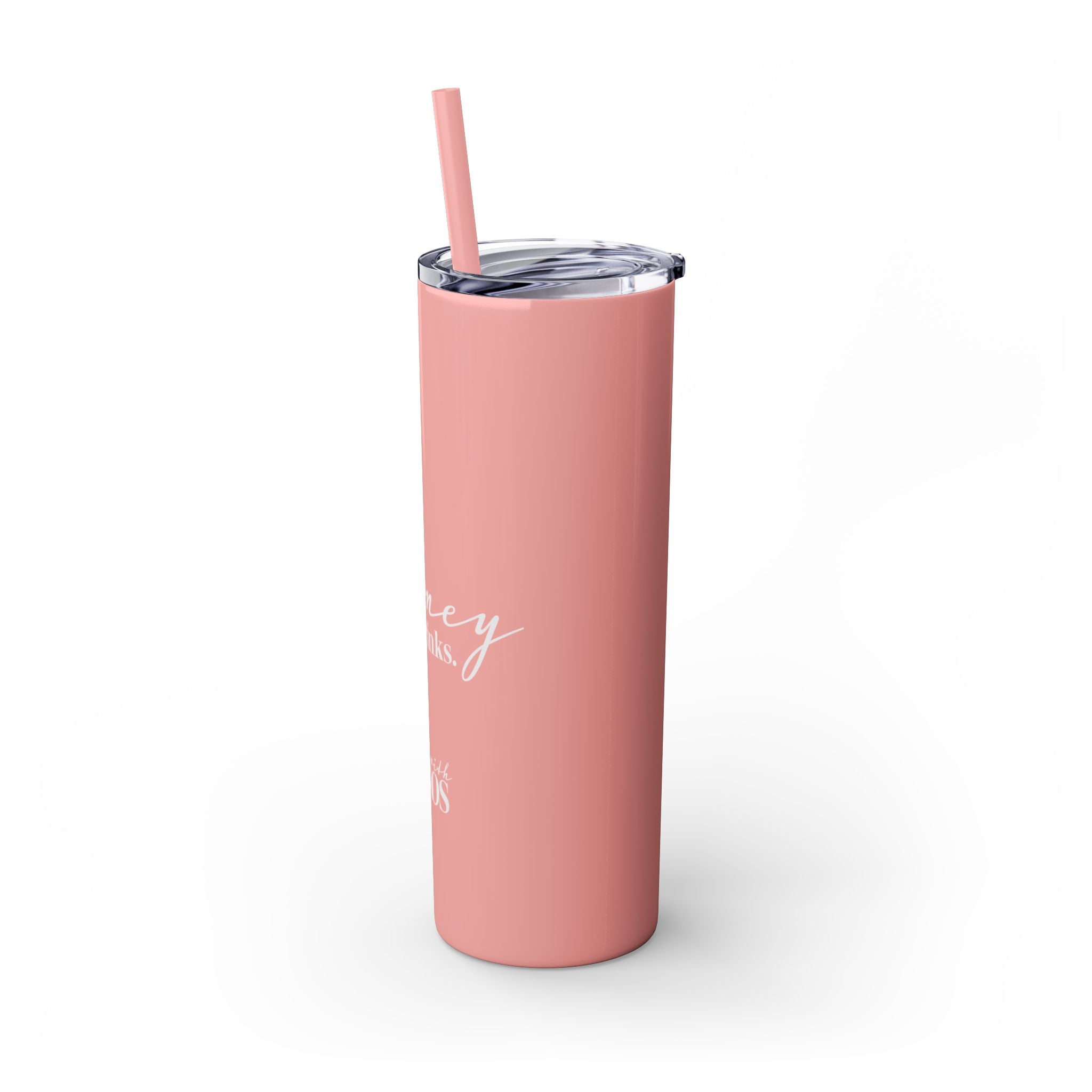 Honey She Drinks Tumbler with Straw, 20oz
