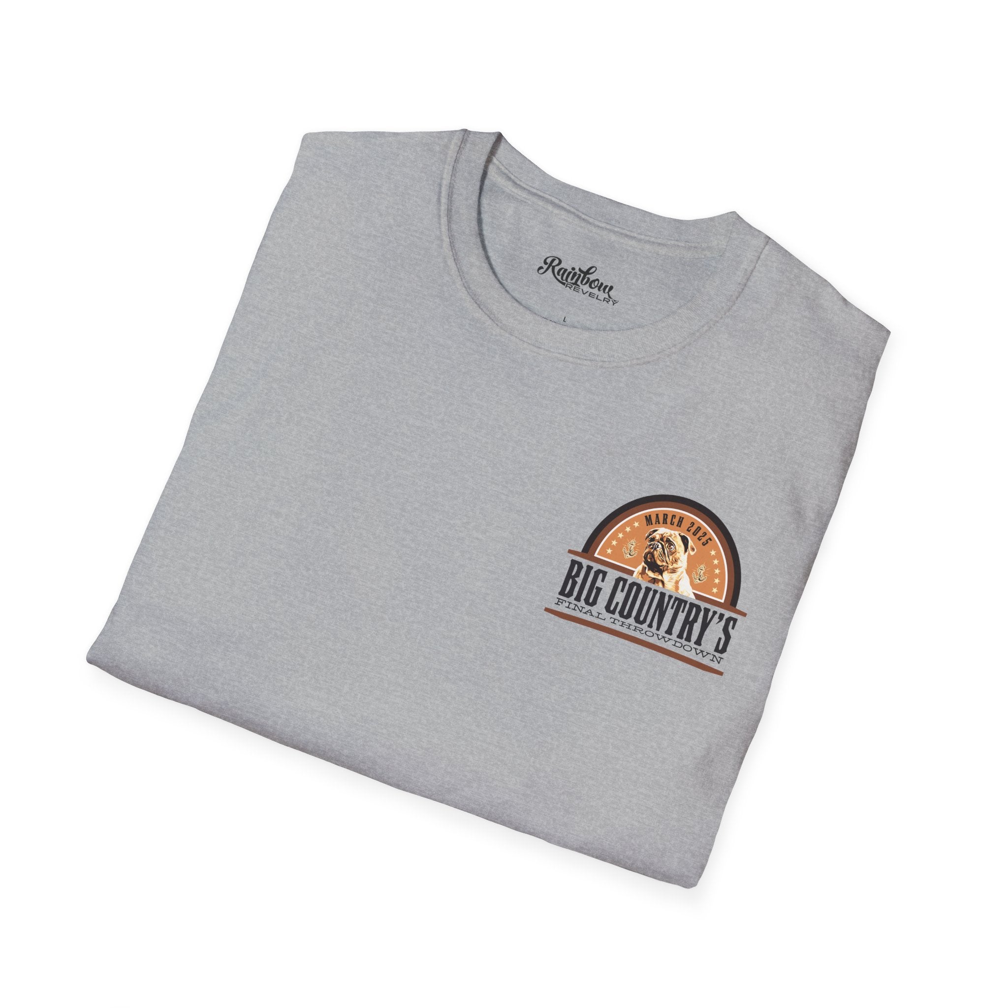 Short Sleeve T-Shirt: Big Country's Last Throwdown