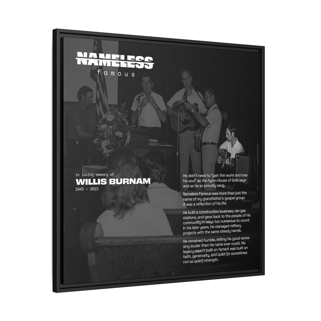 Nameless Famous Story | Vintage Band Poster
