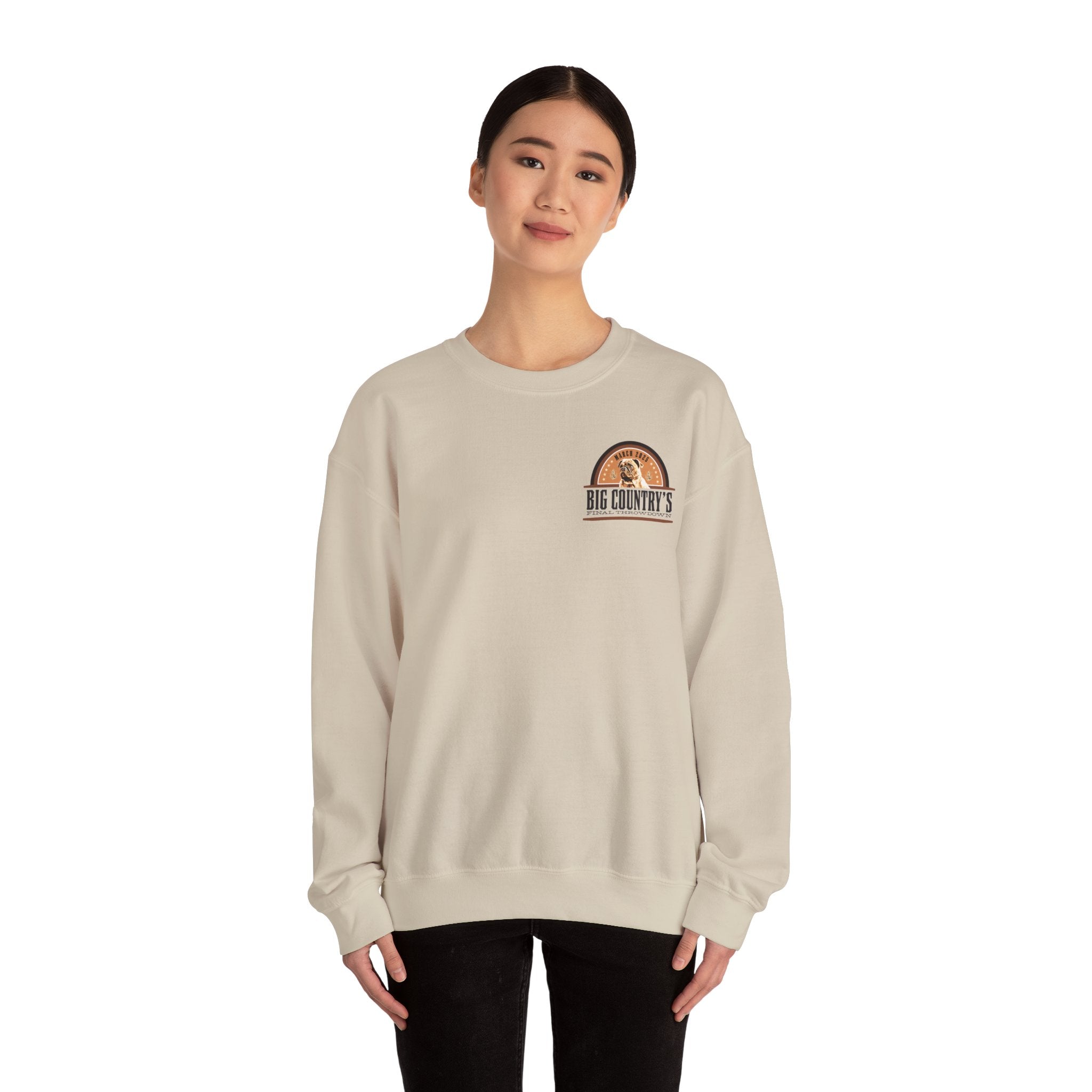 Crew Neck Hoodie: Big Country's Final Throwdown (FAST PRODUCTION)