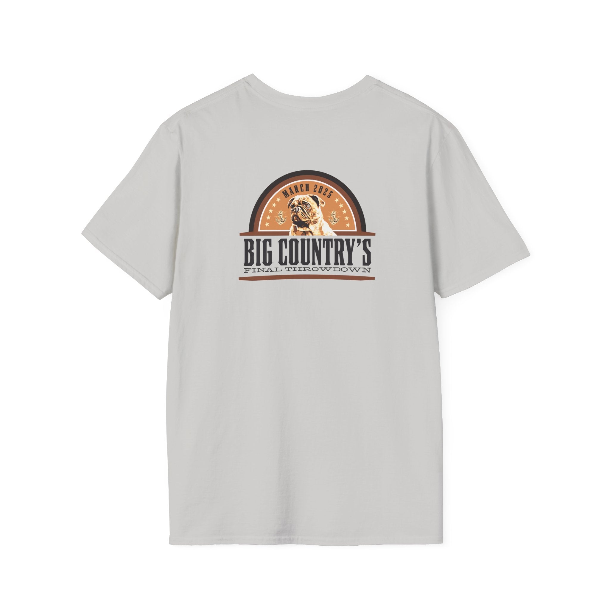 Short Sleeve T-Shirt: Big Country's Last Throwdown
