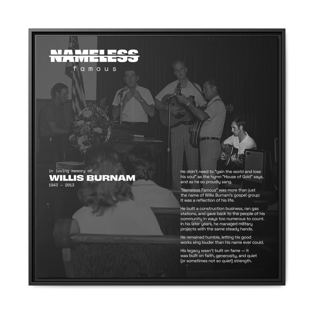 Nameless Famous Story | Vintage Band Poster